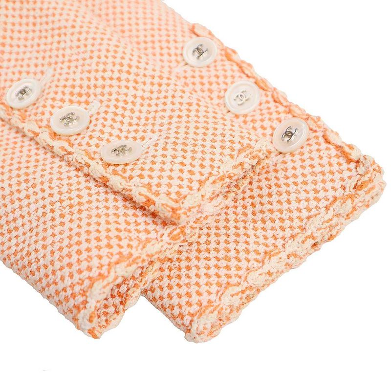 Chanel 1997 Vintage Double Breasted Tweed Jacket and Skirt Set P07962v05404