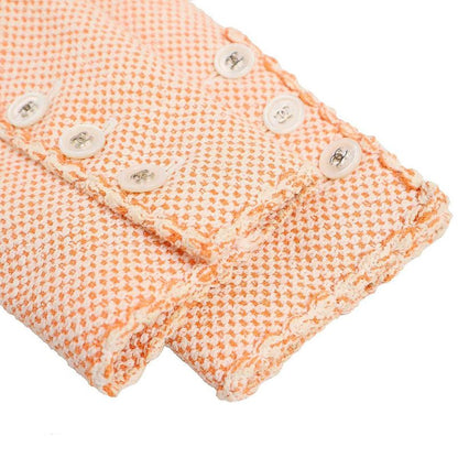 Chanel 1997 Vintage Double Breasted Tweed Jacket and Skirt Set P07962v05404