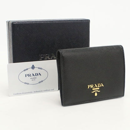 Prada Saffiano Leather Wallet 1mv204 QWA F0002 Bifold Wallet Leather Women