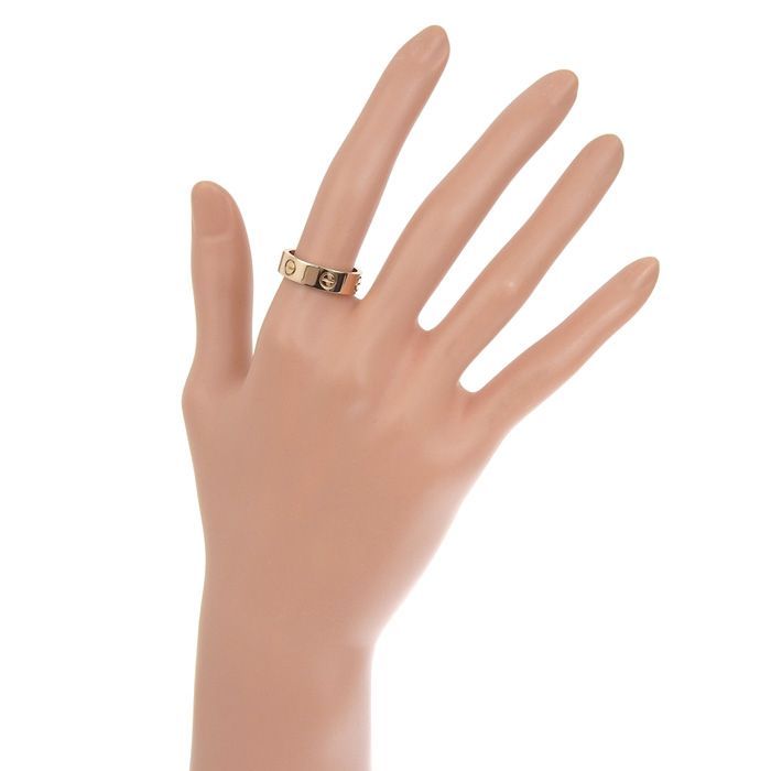 Cartier Love Ring Classic Model 18K Pink Gold 750 Pink Gold #55 Equivalent To