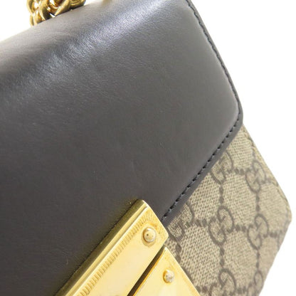 Gucci 409487 GG Chain Shoulder Bag PVC Ladies