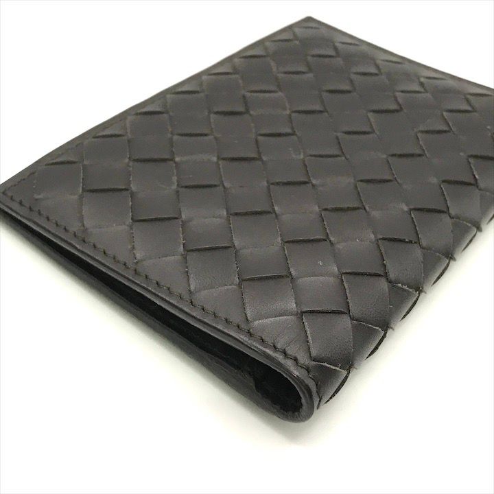 Bottega Veneta Intrecciato Wallet Card Case Brown