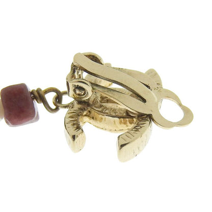 Chanel Coco Mark Asymmetrical Metal And Color Stone Pink 05A Ladies 17.5g