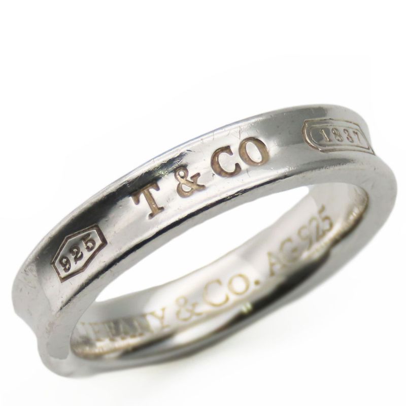 Tiffany & Co Ring Narrow 1837 Silver 925 Approx 3.8g Silver Accessory Standard