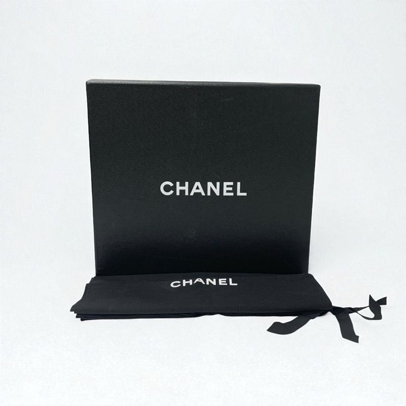 Chanel Sandals Shoes Leather Patent Black Here Mark Wrinkle Processing