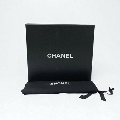 Chanel Sandals Shoes Leather Patent Black Here Mark Wrinkle Processing
