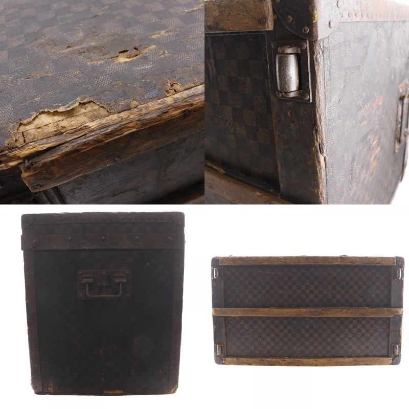 Louis Vuitton Vintage Damier Canvas Brown Unisex Trunk