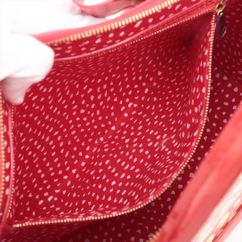 Louis Vuitton × Yayoi Kusama 12 Years Vernis Dot Infinity Lock It MM M91423