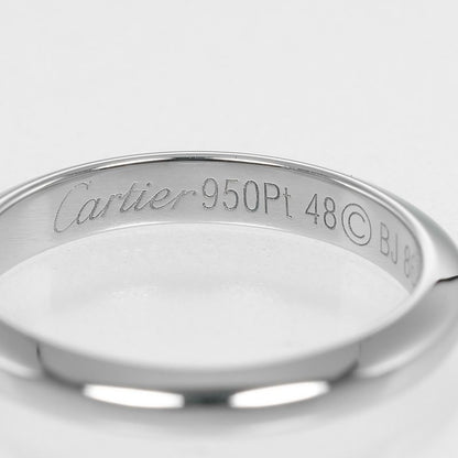 Cartier Declaration Pt950platinum #8 Ladies 4.1g Ring