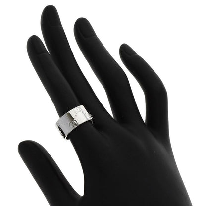 Gucci GG Icon Wide #11 Ring - 18K White Gold Ladies