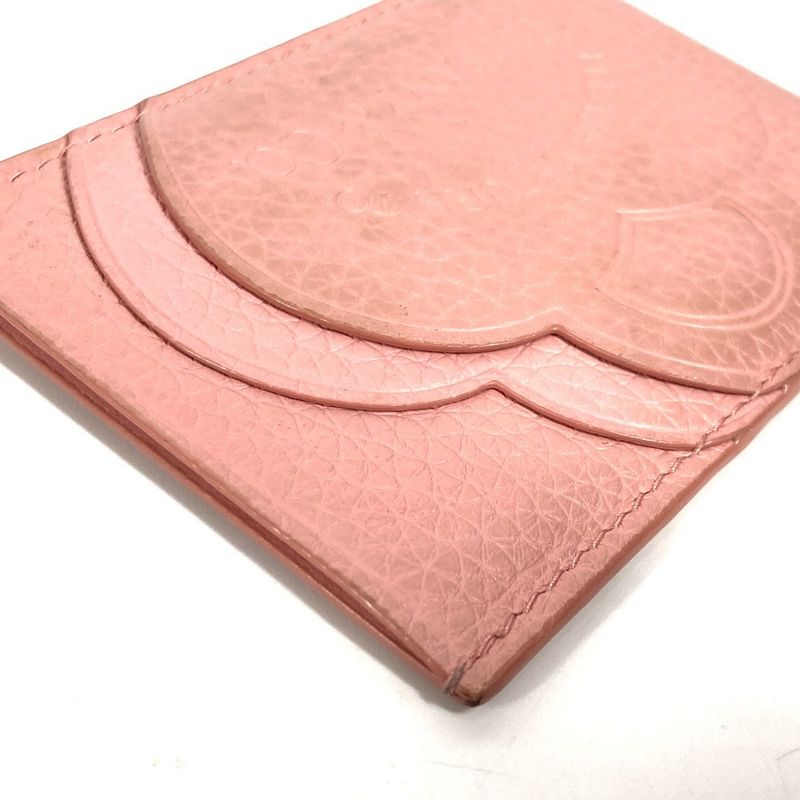 Tiffany & Co Card Case Return To Heart Leather Pink
