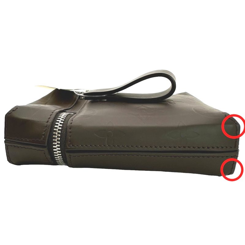 Louis Vuitton M46550 Monogram Waist Pouch Glacé Ray Pouch Louis Vuitton Brown