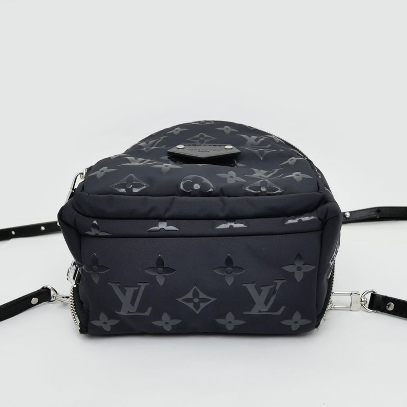 Louis Vuitton Monogram Nylon Palm Spring MINI Backpack M11780 Black Bag