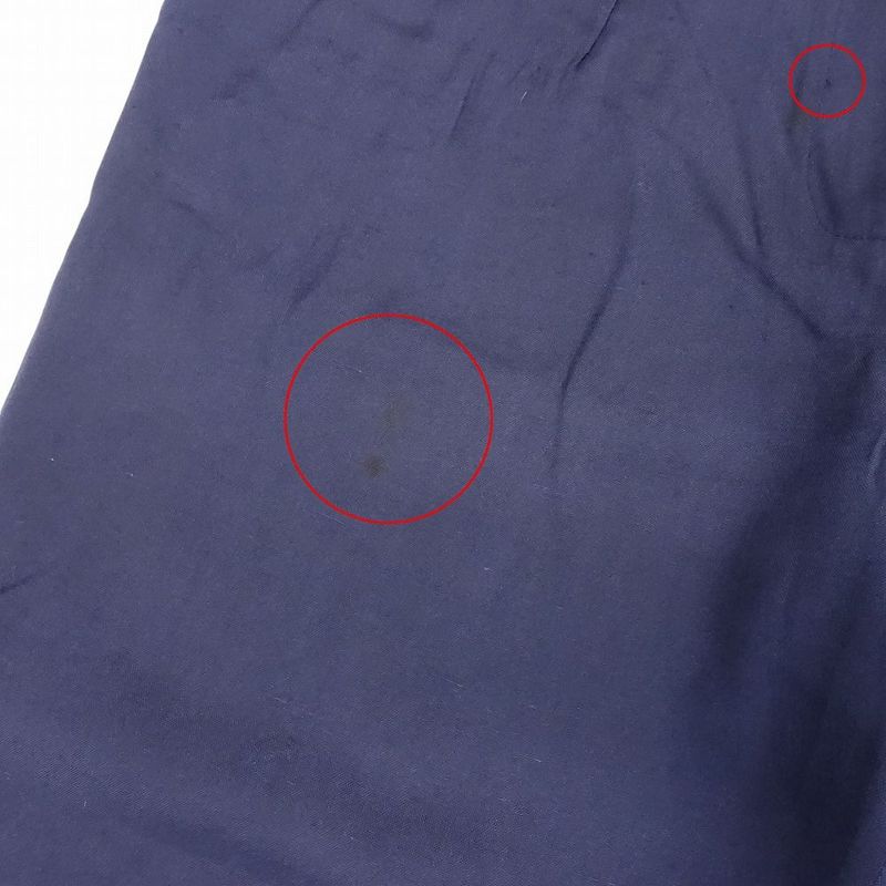 Vintage Old Celine French Silk Blend Wide Slacks Pants with Gold Buttons Size