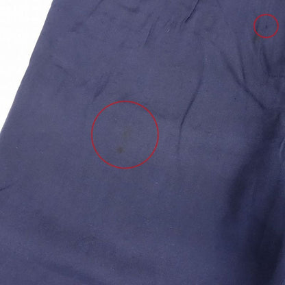 Vintage Old Celine French Silk Blend Wide Slacks Pants with Gold Buttons Size