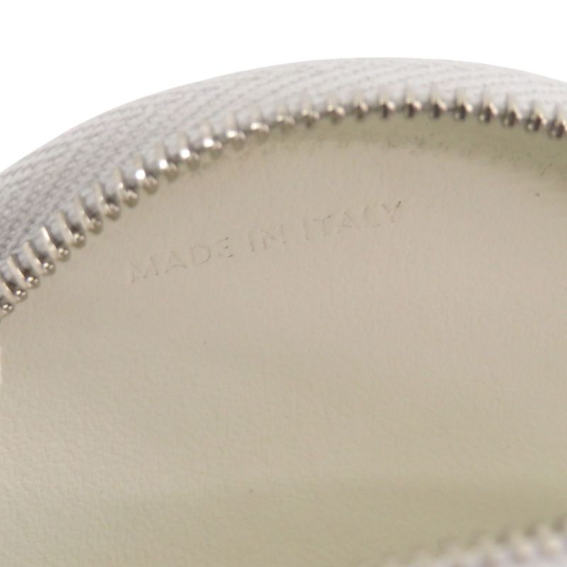 Celine Triomphe Leather Silver Coin Case 0117 Celine