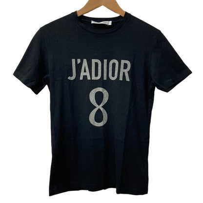 Christian Dior J'adior 8 Print Short Sleeve T-Shirt XS Black Women Used