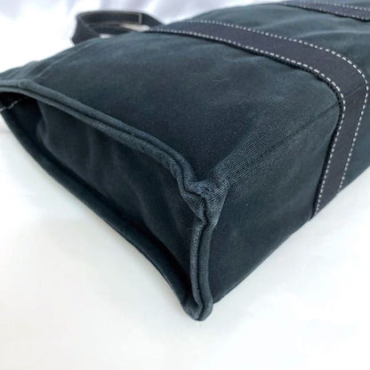 Hermes Deauville Tote MM Navy Black Ec20554