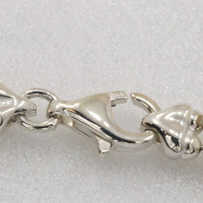 Gucci Logo Plate Double Ball Chain Silver 925 Unisex 24.1g Necklace