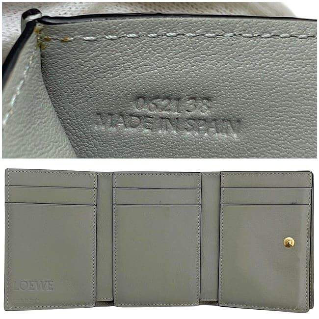 Loewe Trifold Wallet Trifold Wallet Green Anagram
