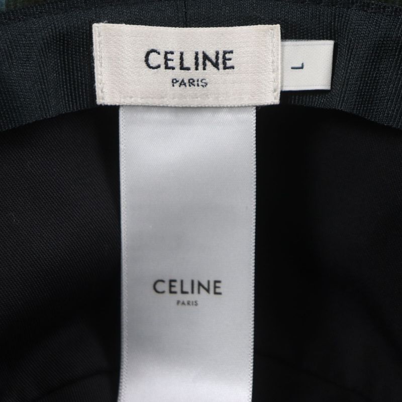  Celine 2au5b214q 100% Cotton Corduroy Logo Design Total Pattern