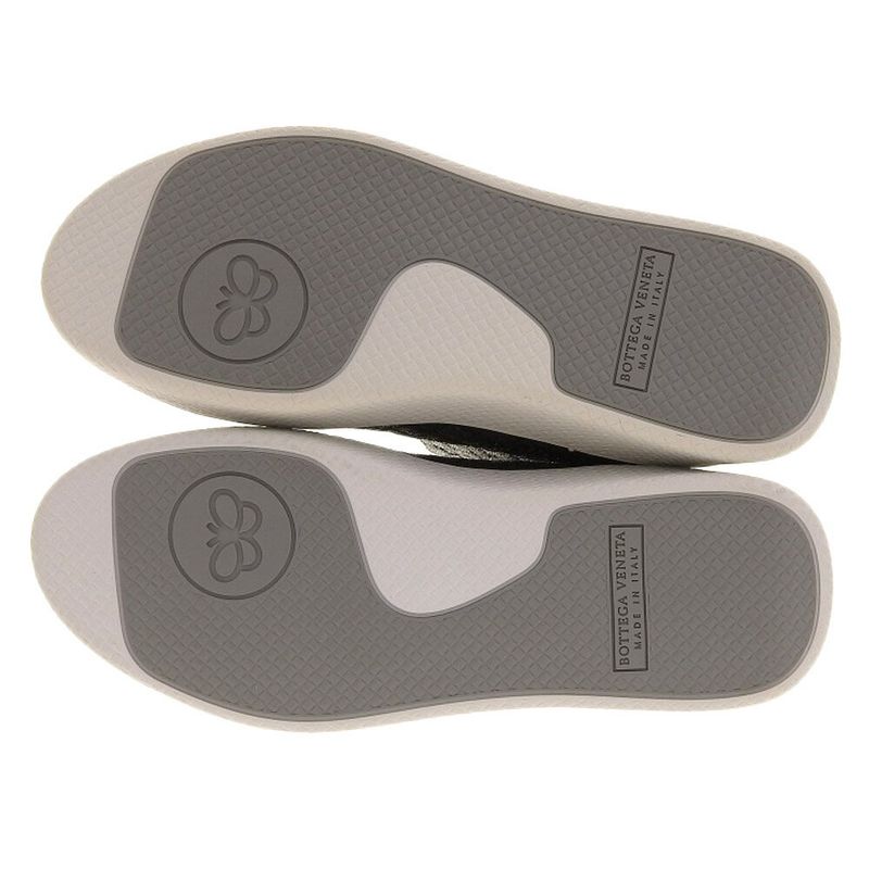 Unused Bottega Veneta Current Tag Intrecciato High Cut Short Boots 36 23cm