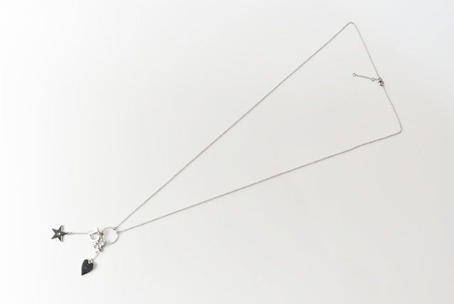 Christian Dior Necklace Vintage Logo Star Heart