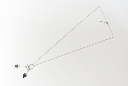 Christian Dior Necklace Vintage Logo Star Heart