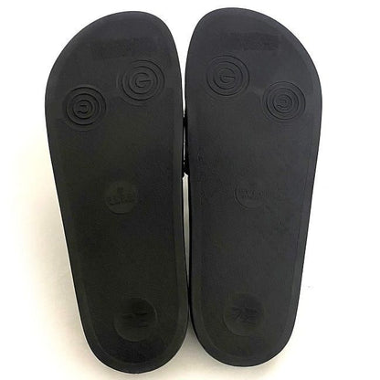 Gucci Shower Sandals Black Tricolor 308234 Never Worn
