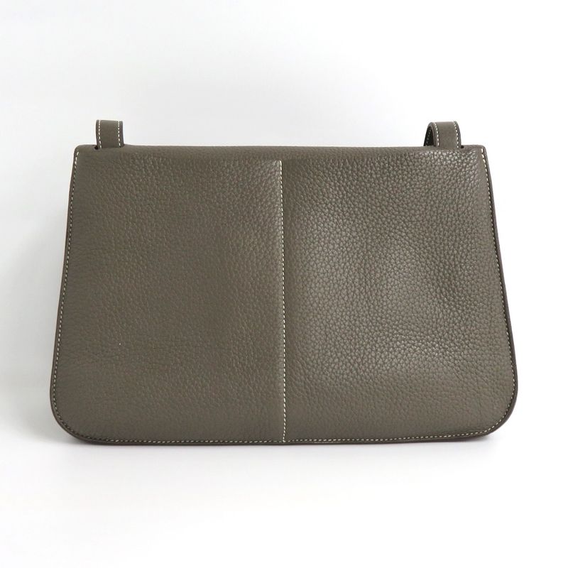 Hermes Alzan 31 Taurillon Clemence Etain Silva-hardware R 2014 Gray
