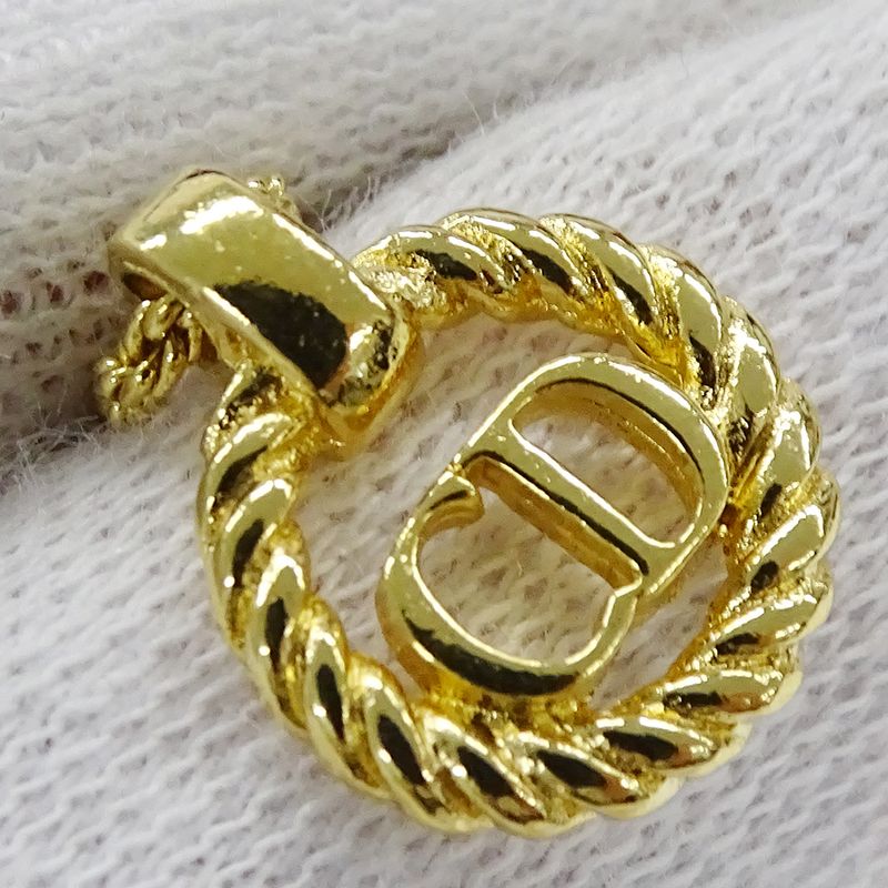 Dior Necklace Women's Brand CD Logo GP Gold Accessories