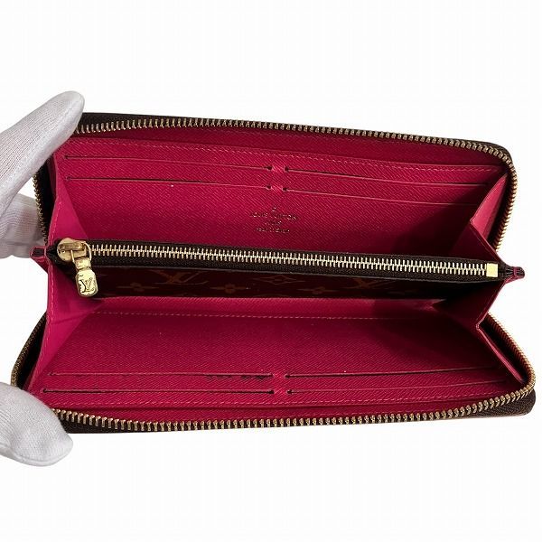 Louis Vuitton Monogram Portefeuille Cles Mance Flower Charm M64201 Long Wallet