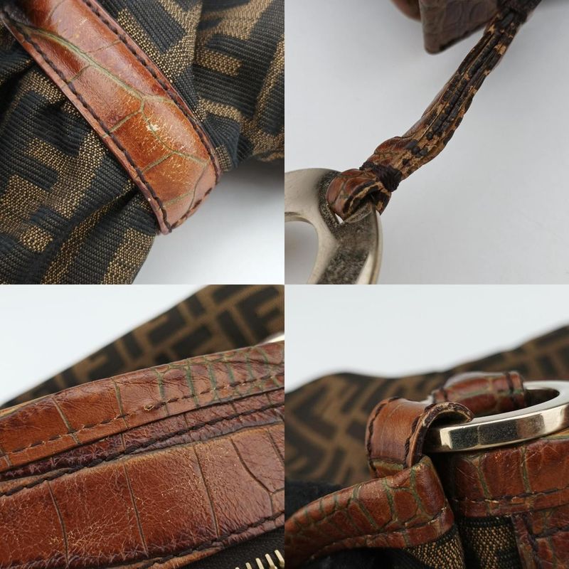 Fendi Zucca Print Brown And Multicolor Canvas 8bh1862373-8bh186-zy4-089