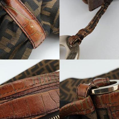 Fendi Zucca Print Brown And Multicolor Canvas 8bh1862373-8bh186-zy4-089