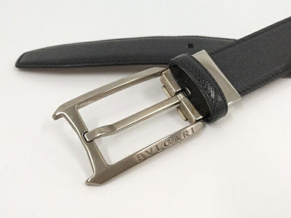 Bvlgari Belt Leather Black