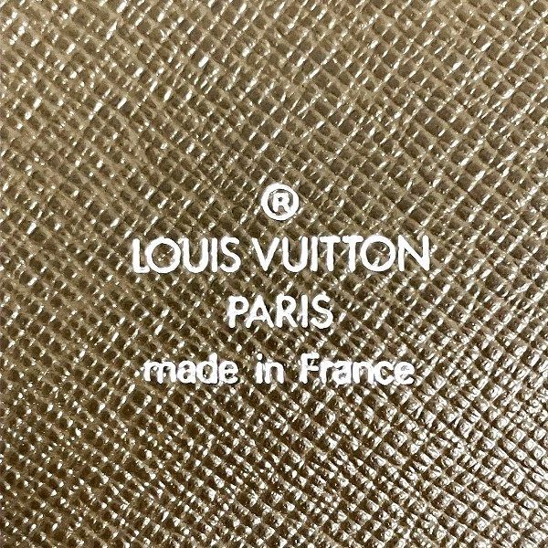 Louis Vuitton Taiga Organizer Atholl M30658 Long Wallet Travel Case Men's