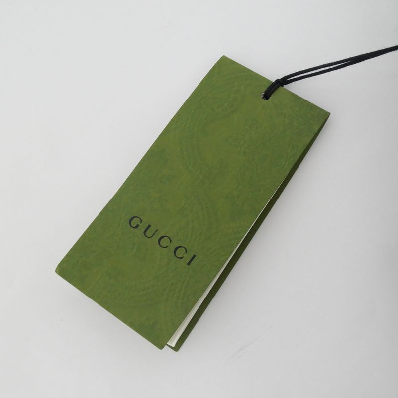 Gucci Tweed Jacket 761171 40 Size Green Button Closure Long Sleeve