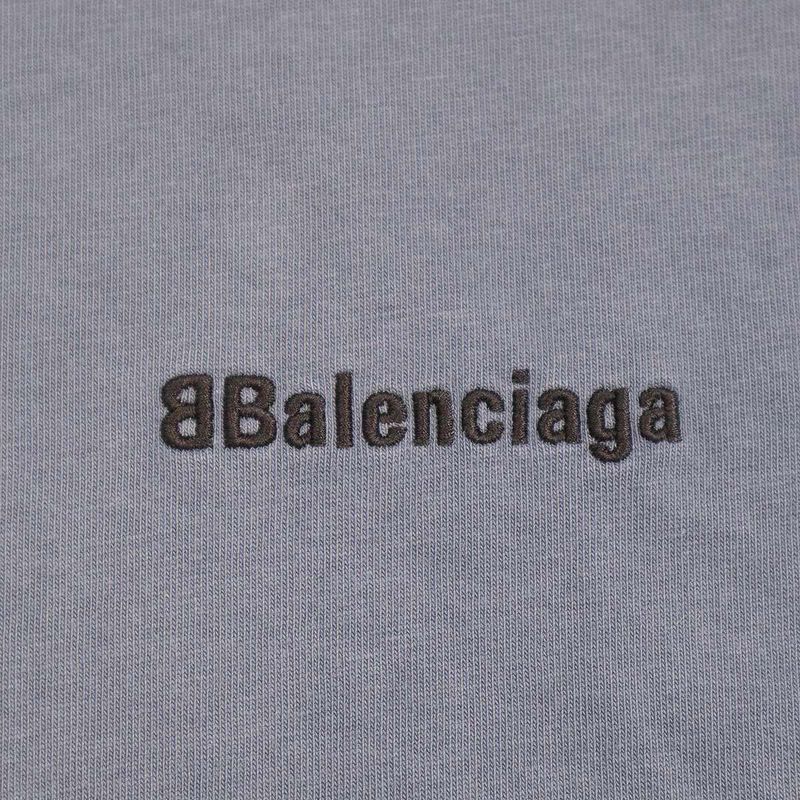 Balenciaga 23ss Medium Fit T-Shirt Medium Fit T-Shirt 612966 Tnvg7 Blue L