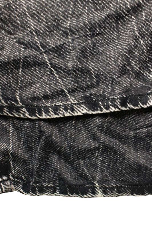 Balenciaga 621559 Tiw57 Trompe L'oeil Denim Transfer Print Long Pants Men XS