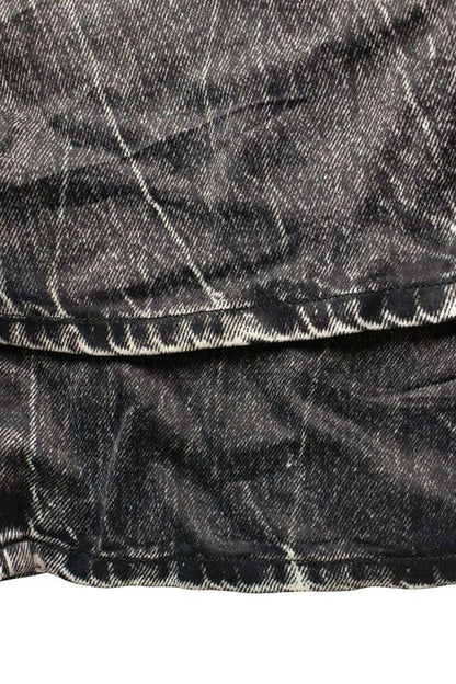 Balenciaga 621559 Tiw57 Trompe L'oeil Denim Transfer Print Long Pants Men XS