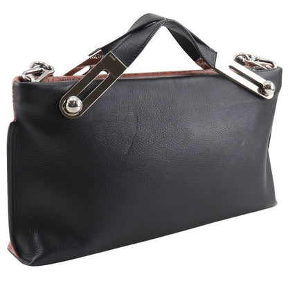 Loewe Missy Small Anagram 2WAY Shoulder Calf Black/pink Ladies Handbag