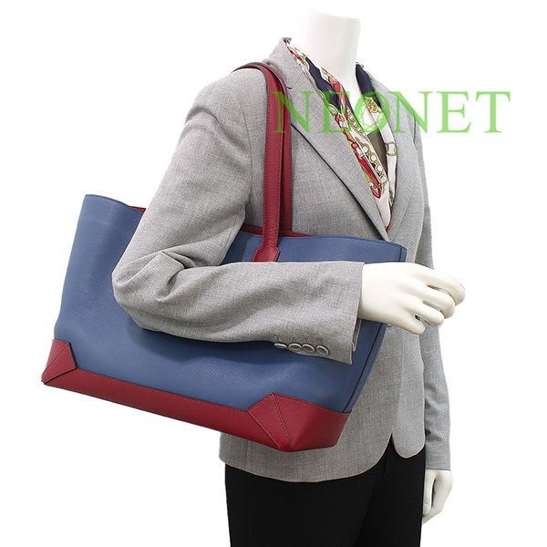 Hermes Maxi Box Leather Cabas 36 Tote Hand Bag D4580