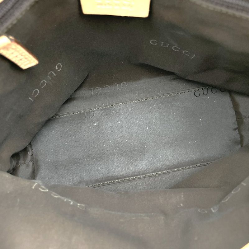 Gucci 002 1079 Handbag Tote Mini Bag Beige GG Canvas Leather Fashion Women