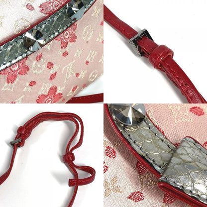 Louis Vuitton Shoulder Bag Griotte M92588 Satin Pink