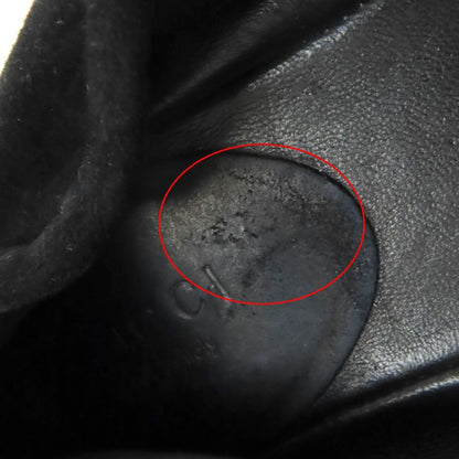 Gucci 270311 Bamboo Bit Suede Leather Pumps Flat Shoes Black 35 With Box Made