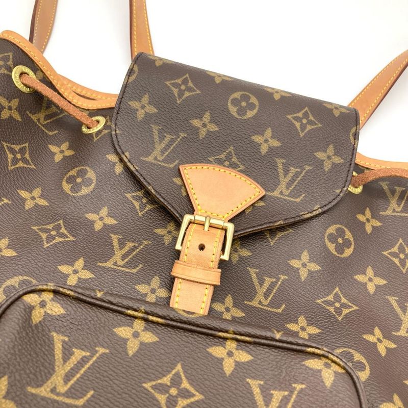 Louis Vuitton Montsourismm Backpack Monogram Canvas M51136 Brown