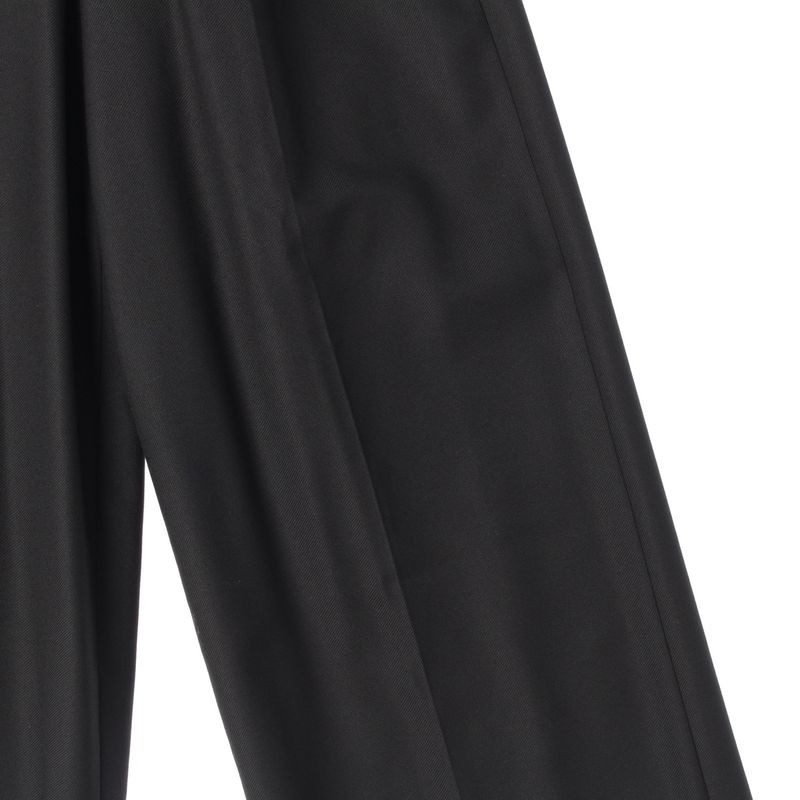Celine 24 Taillat Pants Wool Tuck Wide Slacks Pants Bottoms 2p625778q Black 36