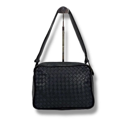 Bottega Veneta One Shoulder Bag Intrecciatoleather Navy Dark Blue 2WAY Hobo Soho