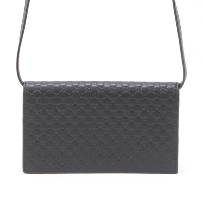 Gucci Micro Gucci Shoulder Wallet 466507 Black