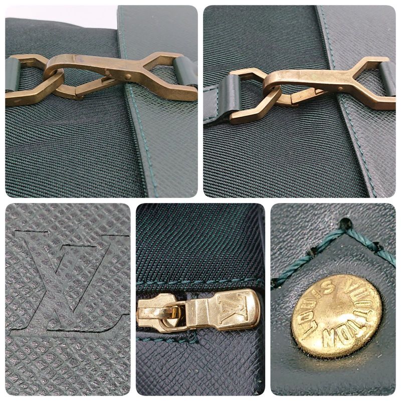 Louis Vuitton Messenger Bag Taiga D'elsewhere Dark Green